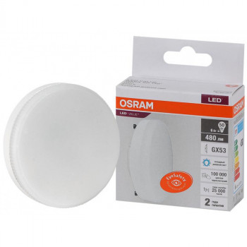 Лампа светодиодная LED Value LVGX5350 6SW/865 6Вт GX53 230В OSRAM