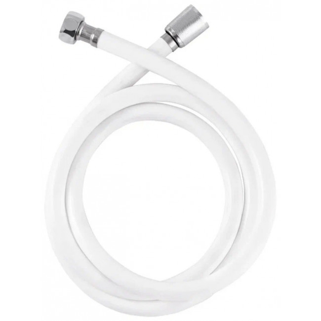 Шланг душевой 150см силикон ZERIX WHITE Z02