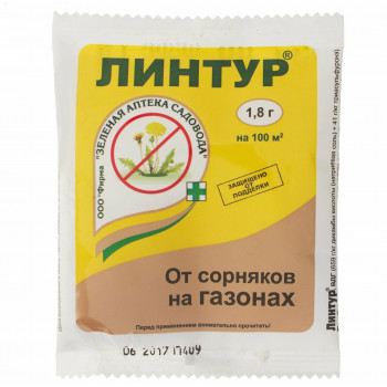 Средство от сорняков на газонах 'ЛИНТУР' 1,8 гр.