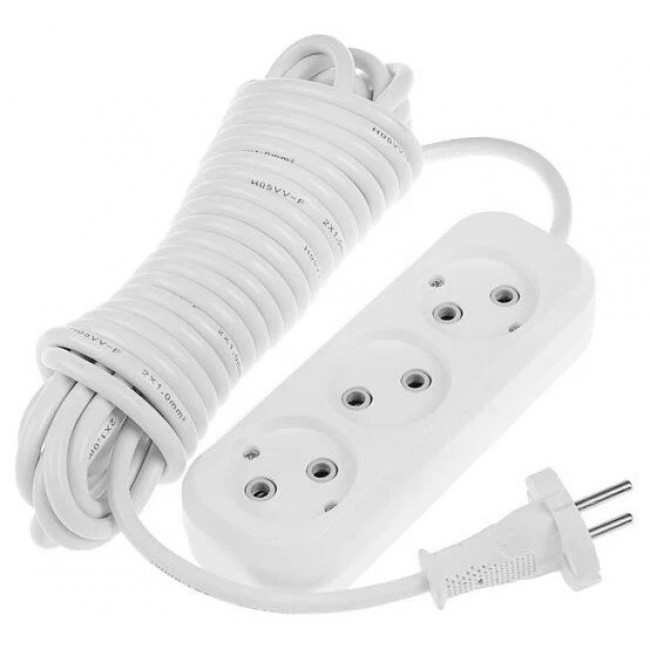 Удлинитель 3гн. 10м б/з 'Smartbuy'