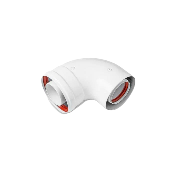 Колено подключения 90(60/100)COAXIAL