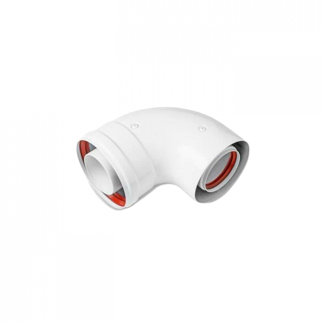 Колено подключения 90(60/100)COAXIAL