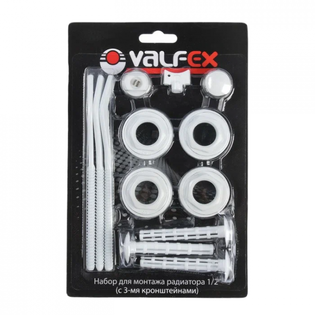 Комплект для радиатора 1/2' с 3-мя кронштейнами VALFEX