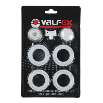 Комплект для радиатора 3/4' без кронштейна VALFEX