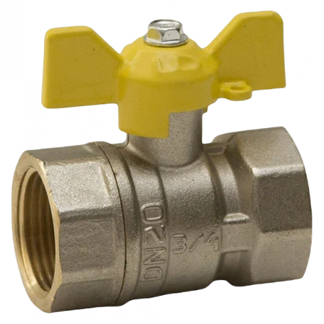 Кран ГАЗ шар 1/2' г/г баб ЛД