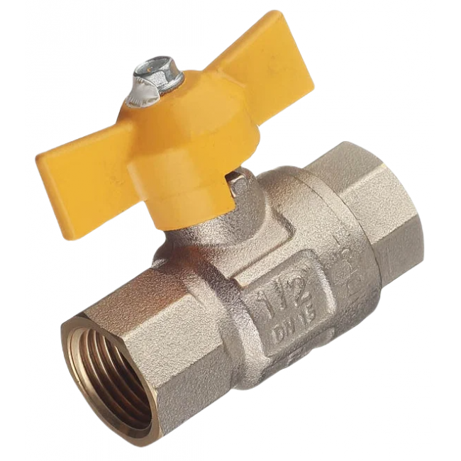 Кран газ шар 1/2' г/г баб Vieir