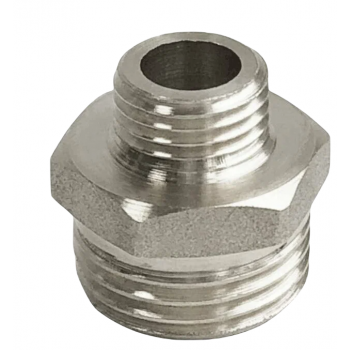 Ниппель перех 1/2'х1/4'никель Ниппель перех 1/2'х1/4'никель
