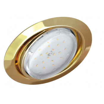 Светильник светодиодный GX53S-ECO GX53 230в накладной пластик золото IN HOME