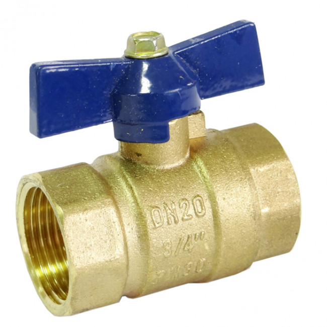 Кран газ шар 3/4' г/г баб