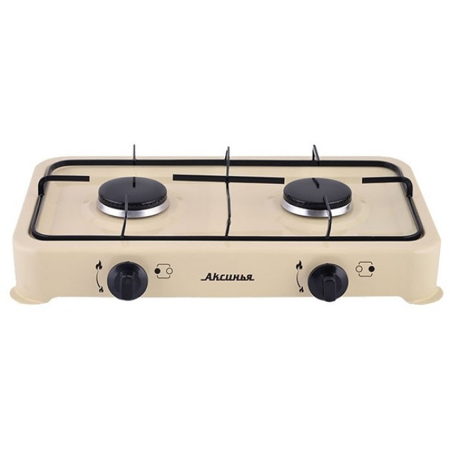 Газовая плита АКСИНЬЯ (2-х конф.) бежевая КС-106