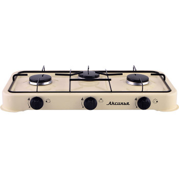 Газовая плита АКСИНЬЯ (3-х конф.) бежевая КС-103